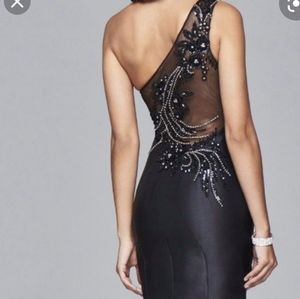 Size 4 black fit and flair